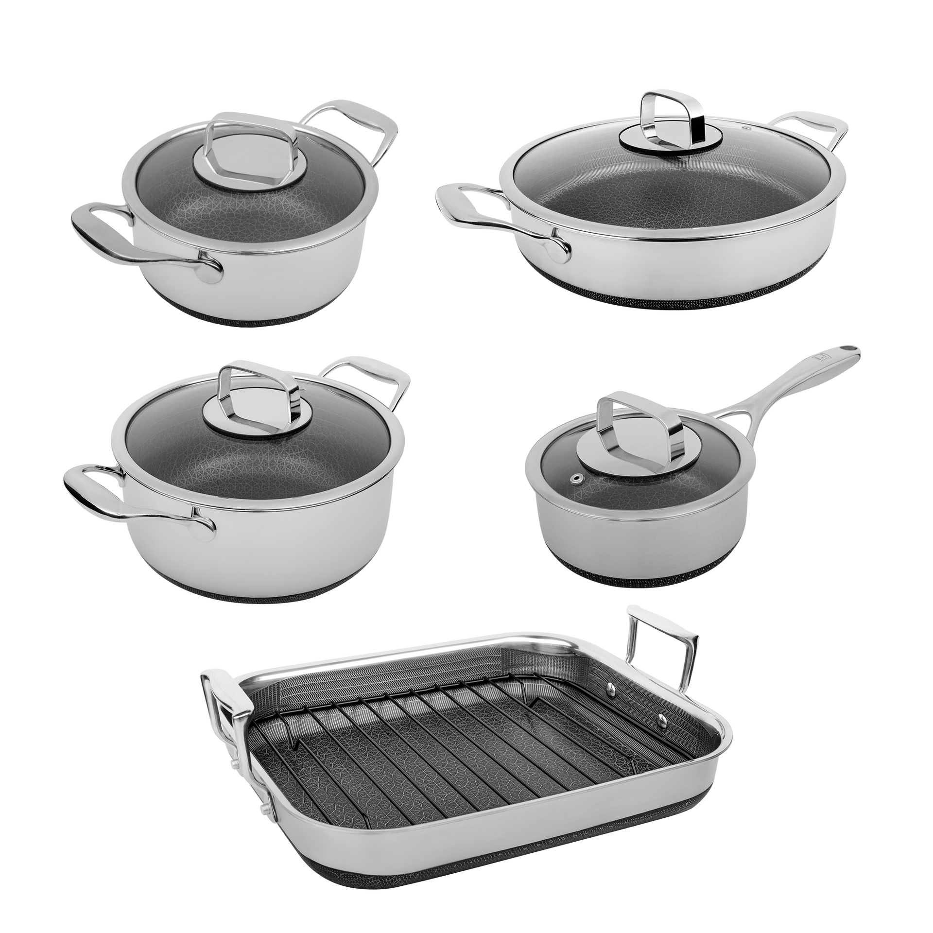 DiamondClad™ 10-Piece Cookware Set