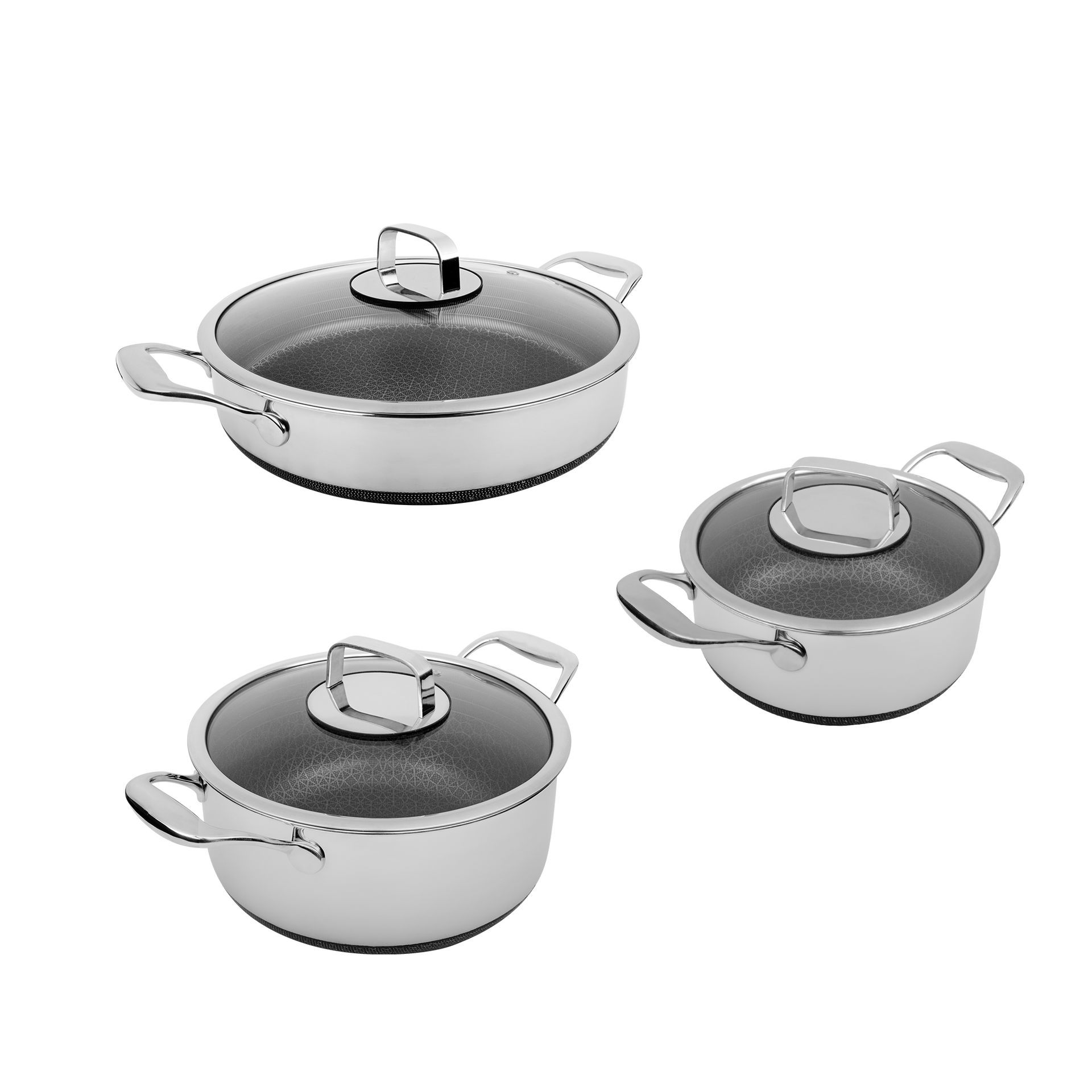 DiamondClad™ 6-Piece Stock Pot and Saute Pan Set