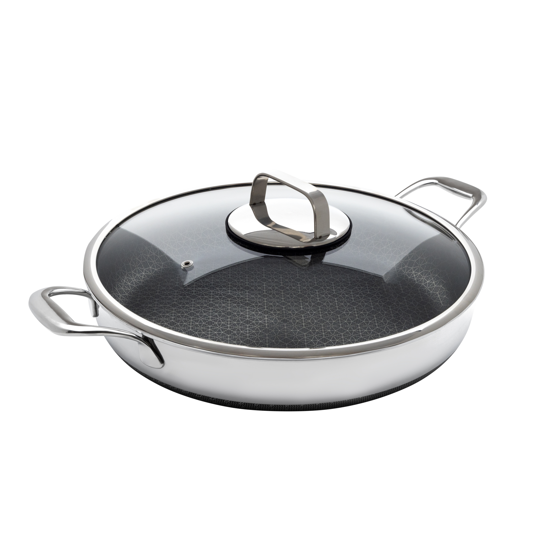 DiamondClad™ 14-Inch Thermowave™ Hybrid Everything Pan and Lid Set